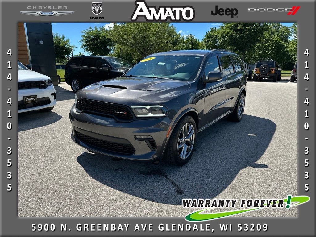 Used 2021 Gray Dodge R/T image 1