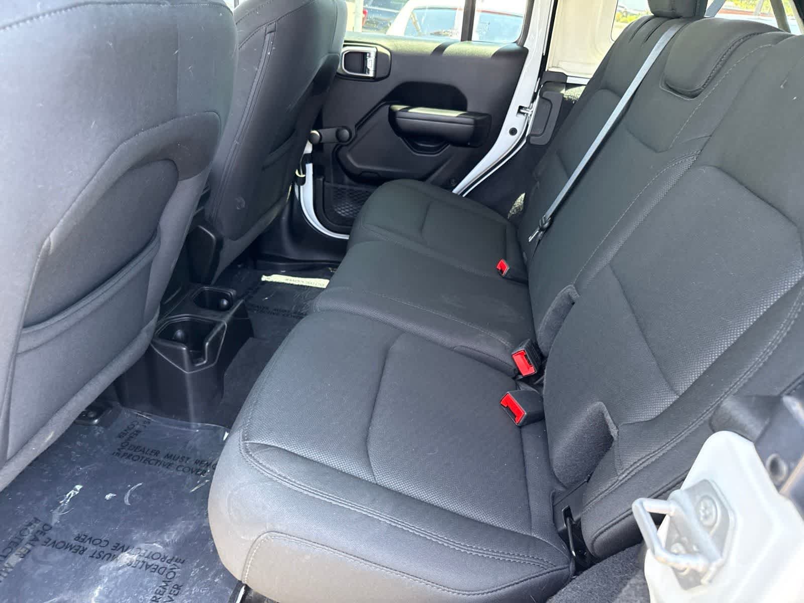 Used 2021 Bright White Clearcoat Jeep Unlimited Willys Sport image 26