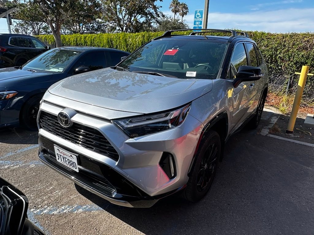 Used 2025 Midnight Black Metallic Toyota XSE image 4