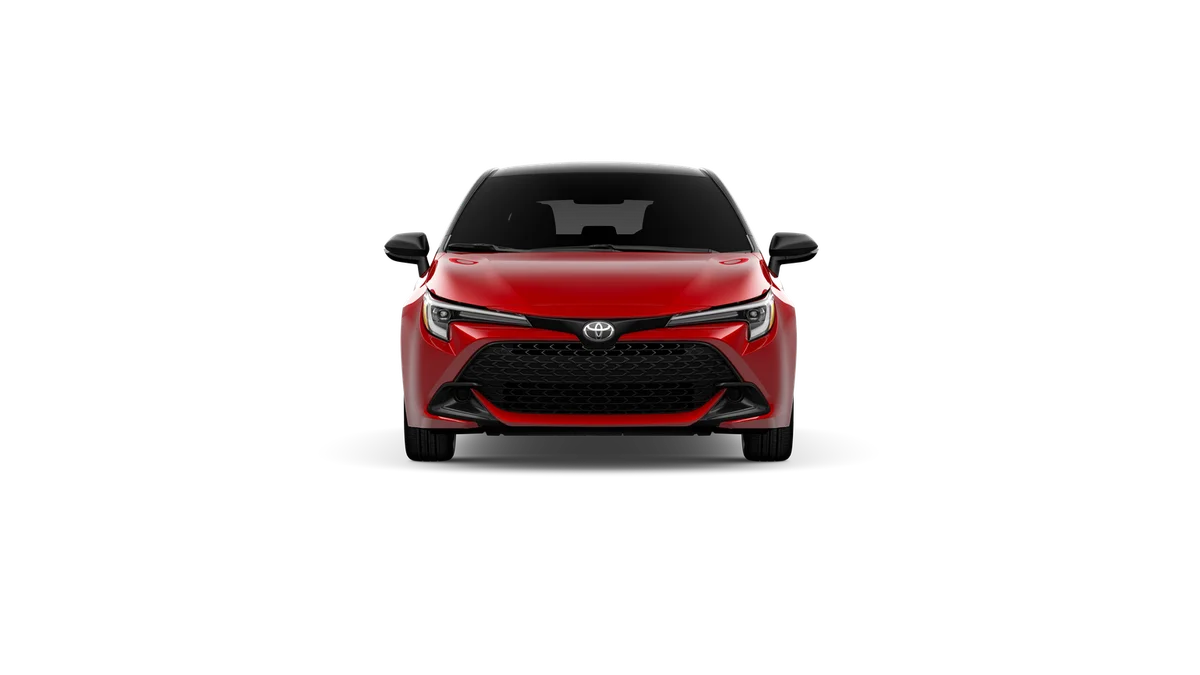 New 2027 Finish Line Red with Black roof Toyota SE image 17