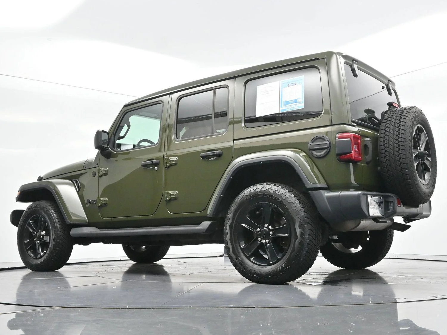 Used 2022 Sarge Green Clearcoat Jeep Unlimited Sahara Altitude image 50