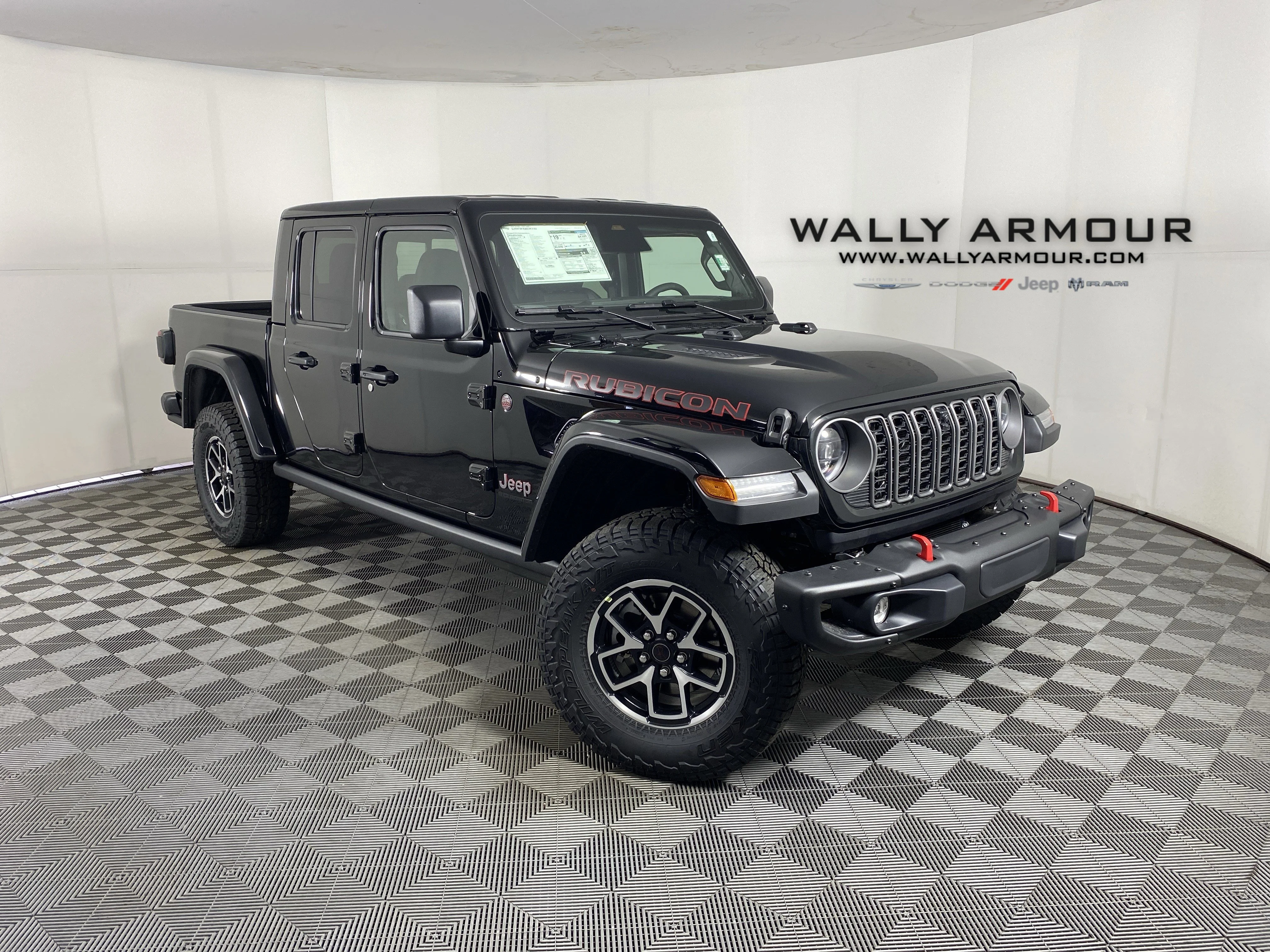 New 2026 Black Clear-Coat Exterior Paint Jeep Rubicon X image 1