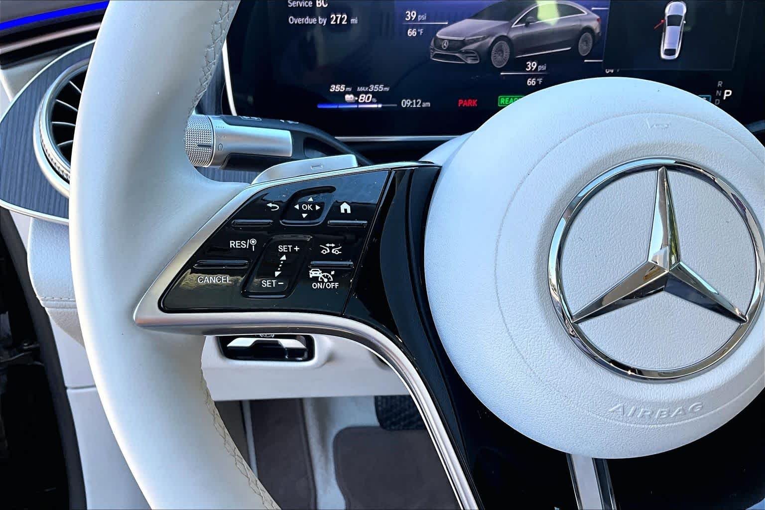 Certified Used 2023 Obsidian Black Metallic Mercedes-Benz EQS 450+ image 24