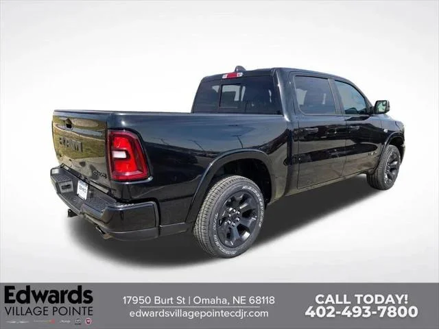 New 2026 Diamond Black Crystal Pearlcoat RAM BIG HORN image 3