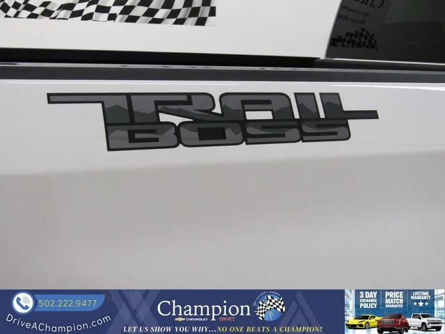Certified Used 2025 Summit White Chevrolet Custom Trail Boss image 4