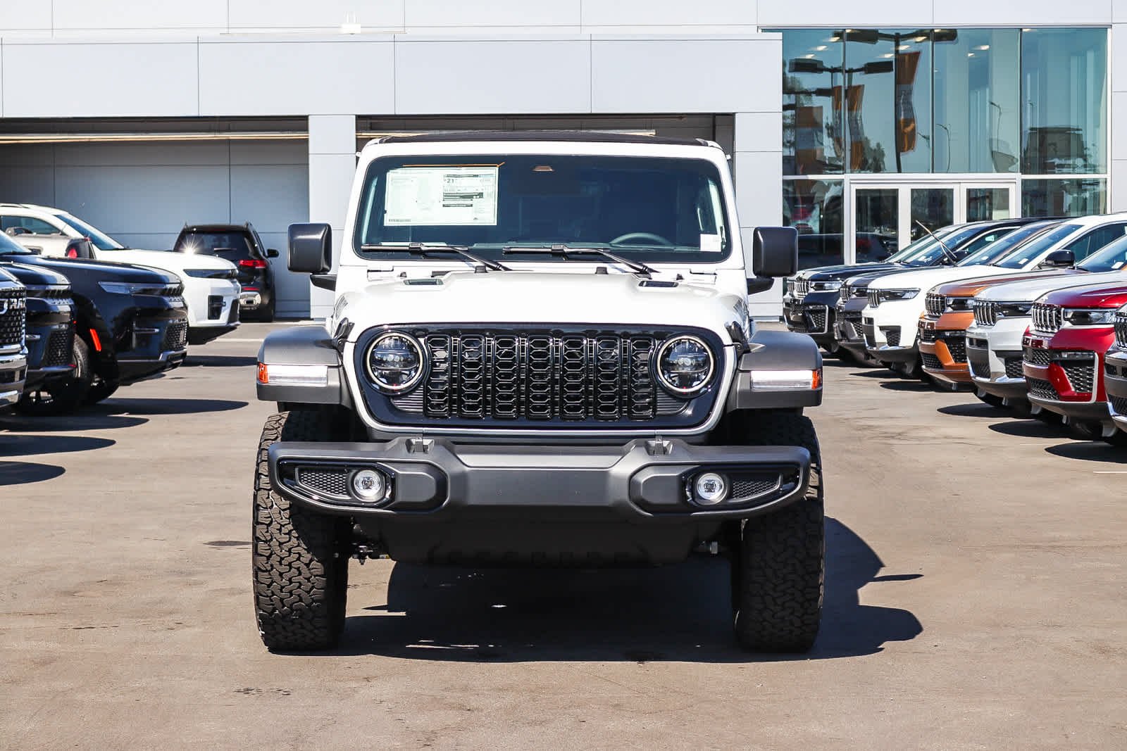 New 2027 Bright White Clear-Coat Exterior Paint Jeep Willys image 2