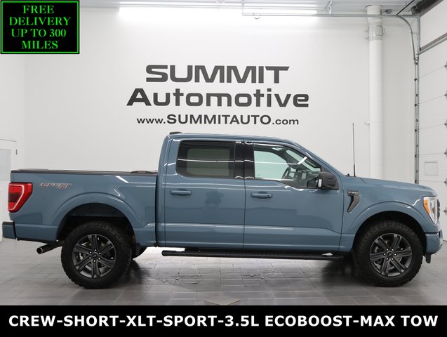 2023 Ford F150 4x4 SuperCrew XLT: CREW-SHORT-XLT-SPORT-3.5L ECOBOOST-NAV-HEATED SEATS-MAX TOW-1 OWNER