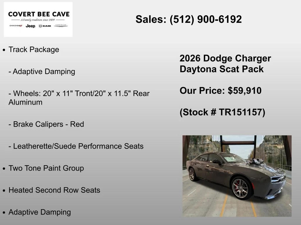 New 2026 Gray Dodge R/T Scat Pack image 12