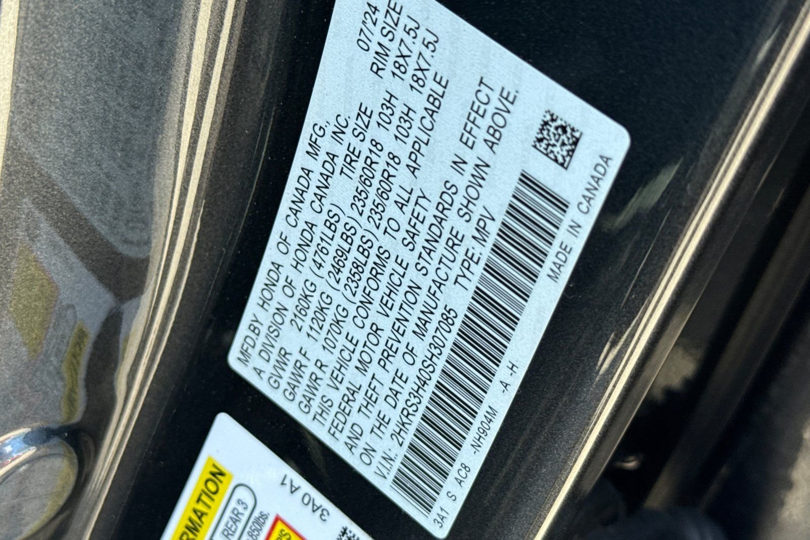 Certified Used 2025 Solar Silver Metallic Honda EX image 12