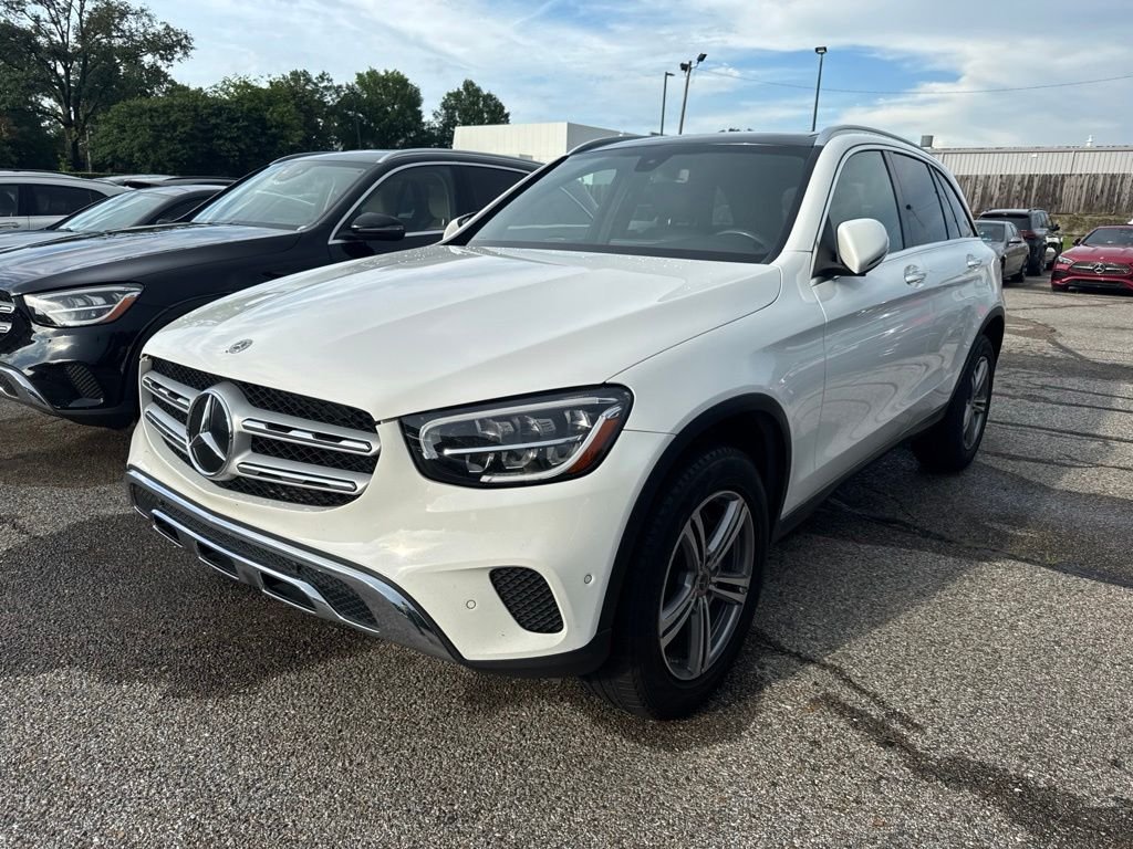 Certified Used 2021 White Mercedes-Benz GLC 300 image 1