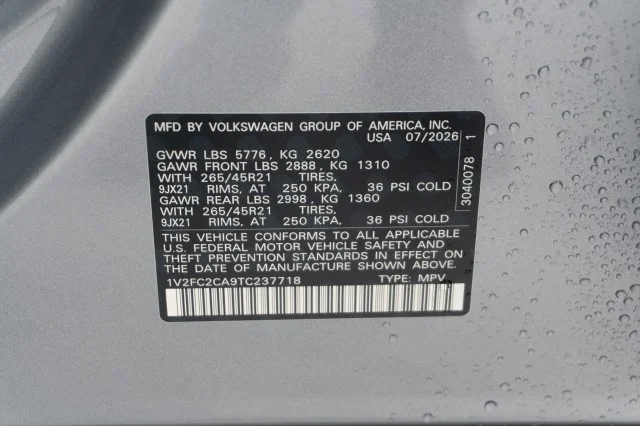 New 2026 Silver Mist Metallic Volkswagen 2.0T SEL Premium R-Line image 42