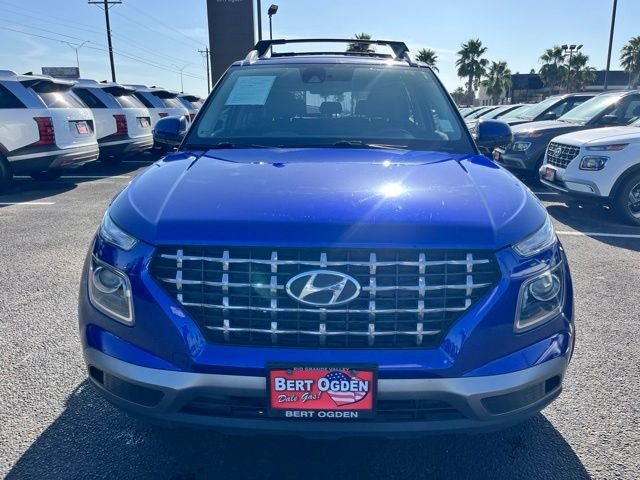 Certified Used 2021 Blue Hyundai SEL image 2