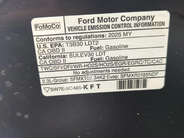 Used 2025 Black Ford Active image 15