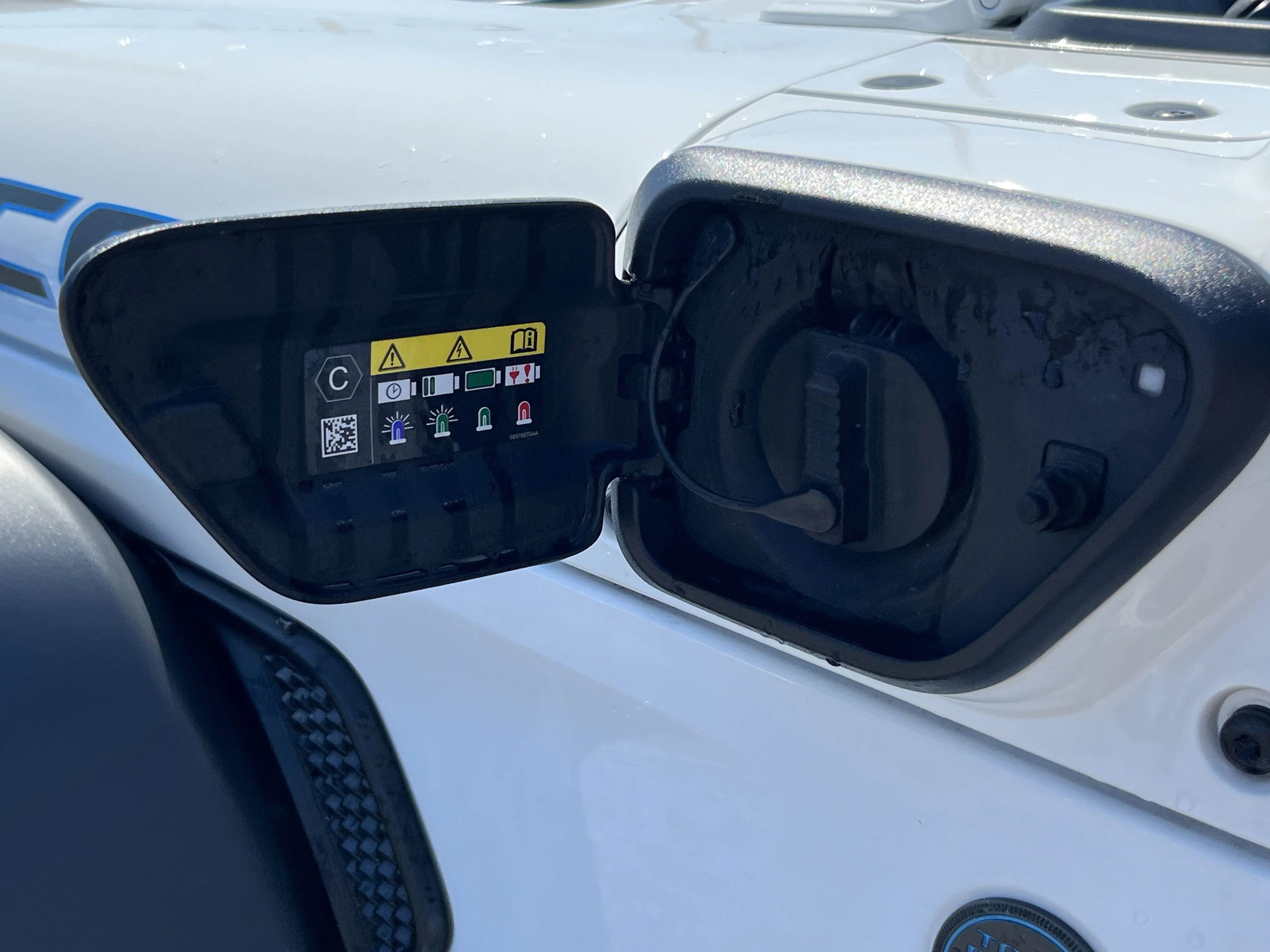 Used 2024 Bright White Clearcoat Jeep Rubicon 4xe image 13
