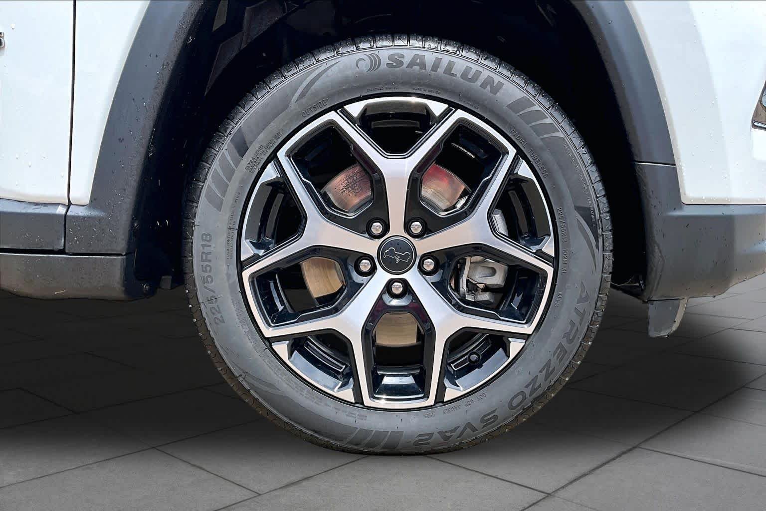 Used 2025 Bright White Clearcoat Jeep Limited image 10