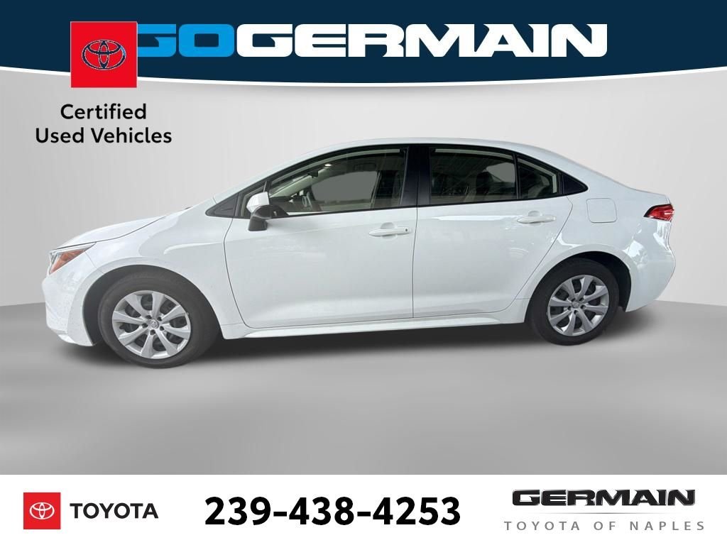Certified Used 2023 White Toyota LE image 2