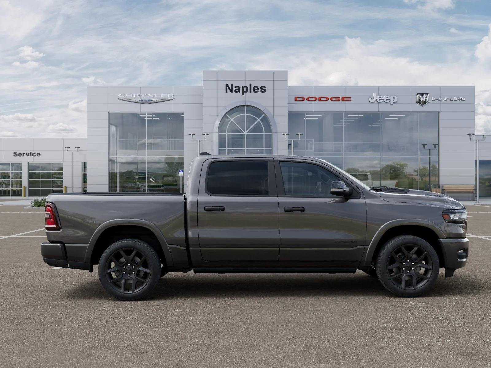 New 2026 Granite Crystal Metallic Clear-Coat Exterior Paint RAM Laramie image 21