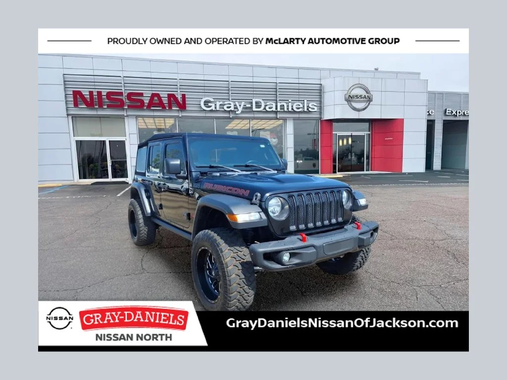 Used 2020 Black Jeep Unlimited Rubicon image 1