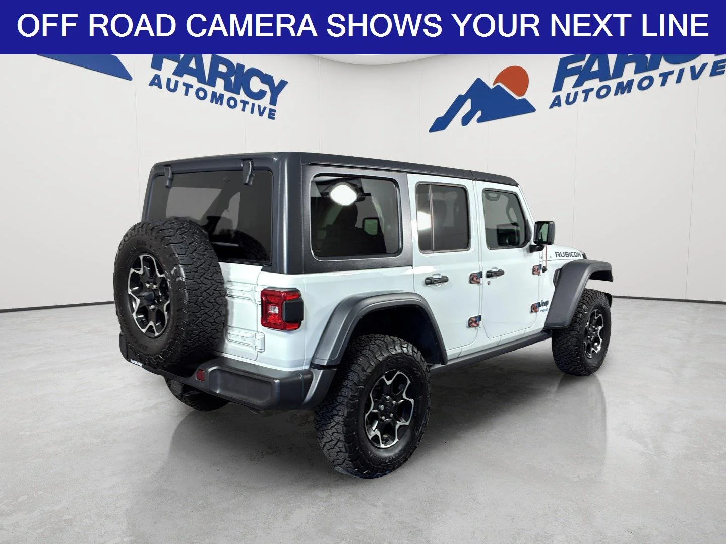 Used 2021 Bright White Clearcoat Jeep Unlimited Rubicon image 5