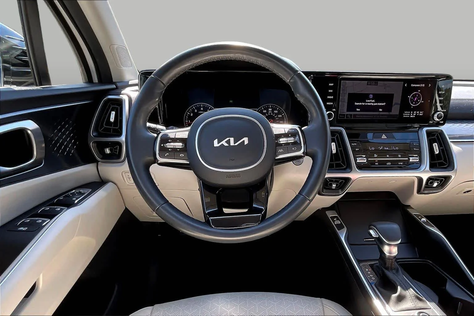Used 2023 Glacial White Pearl Kia S image 6