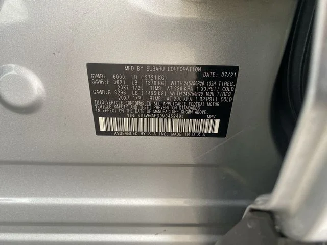 Used 2021 Ice Silver Metallic Subaru Limited image 32