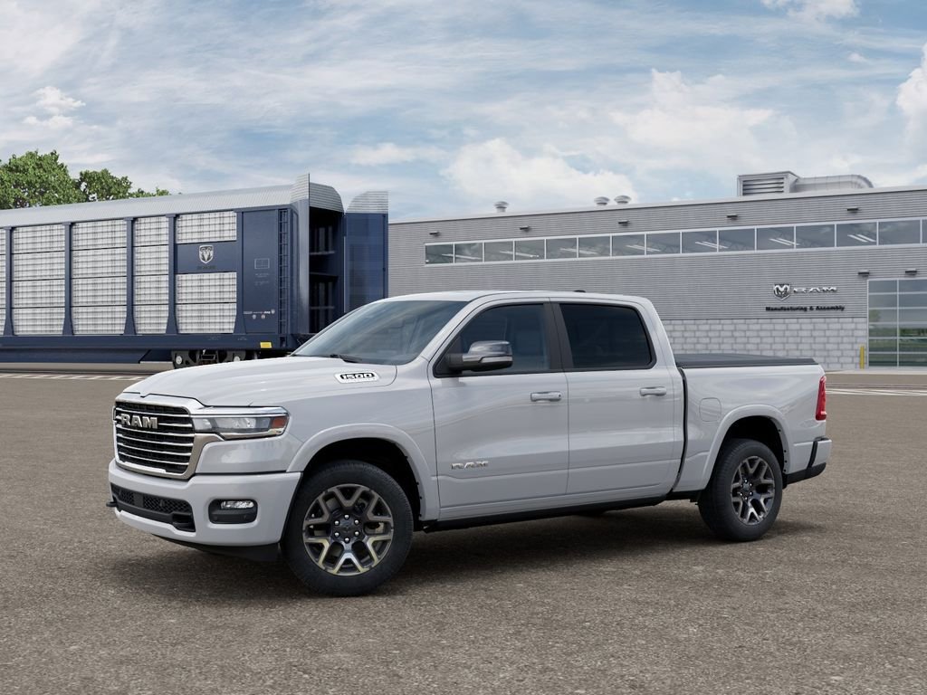 New 2026 Bright White Clear-Coat Exterior Paint RAM Laramie image 2