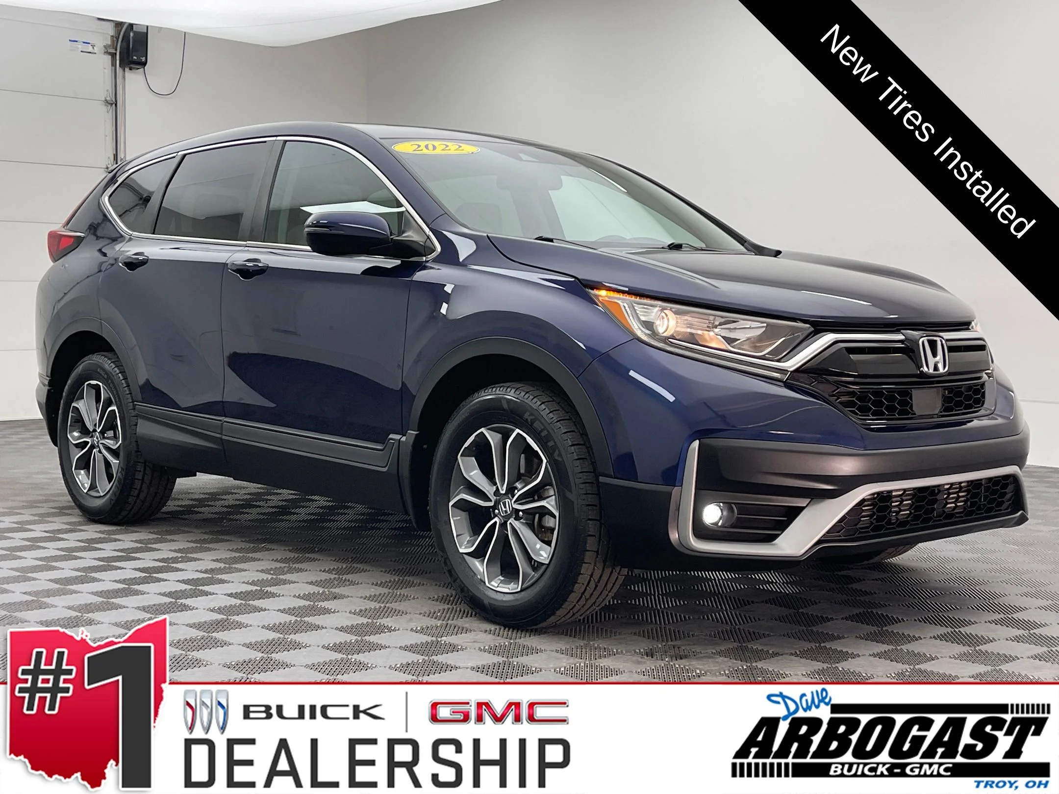 Used 2022 Obsidian Blue Pearl Honda EX-L image 1