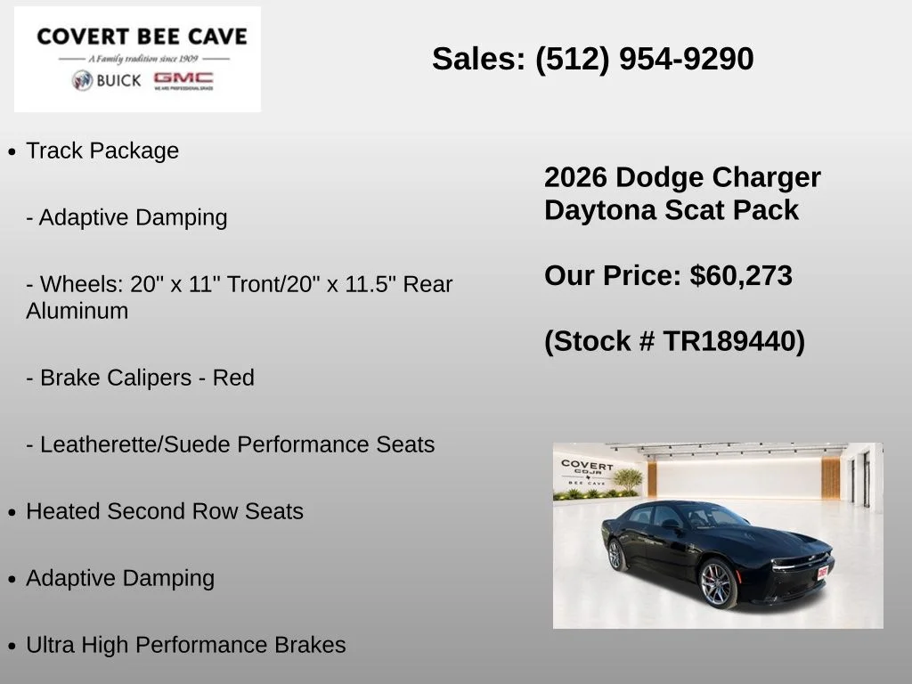 New 2026 Diamond Black Crystal Pearlcoat Dodge R/T Scat Pack image 15