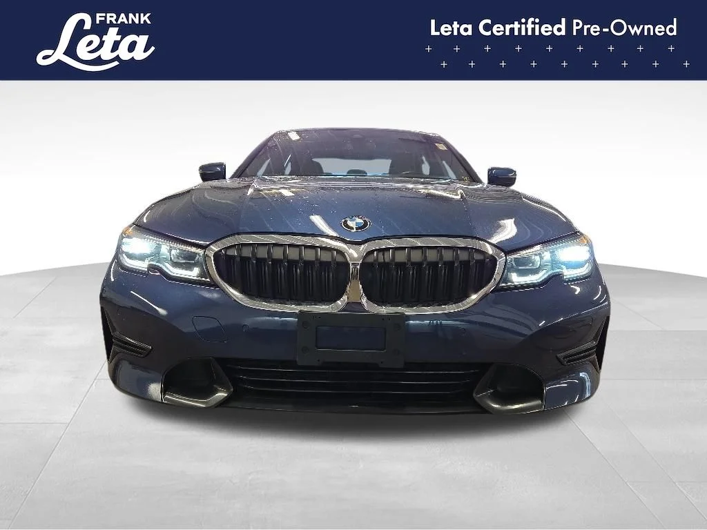 Certified Used 2021 Blue BMW 330i xDrive image 9