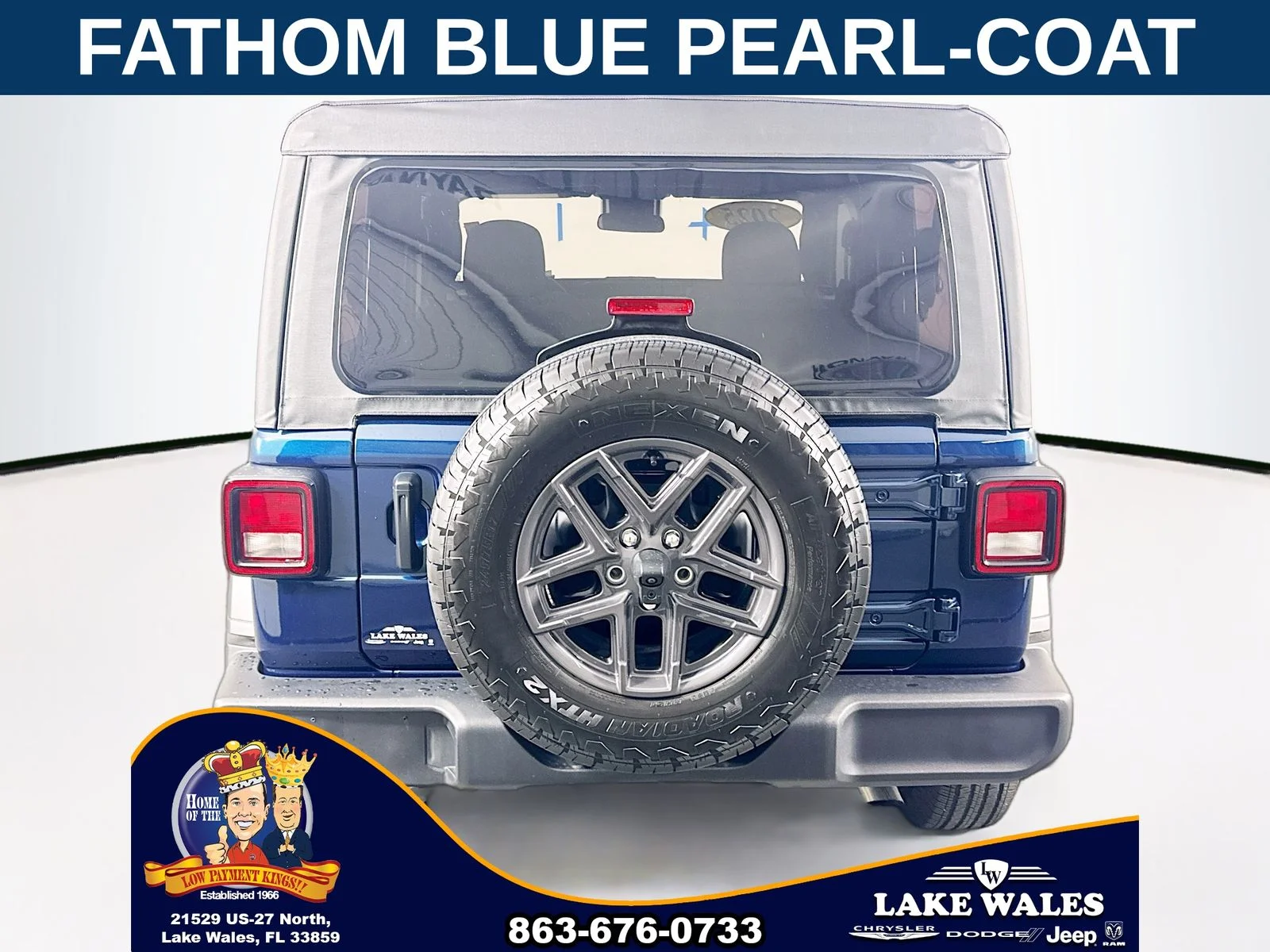 Used 2025 Blue Jeep Sport S image 6