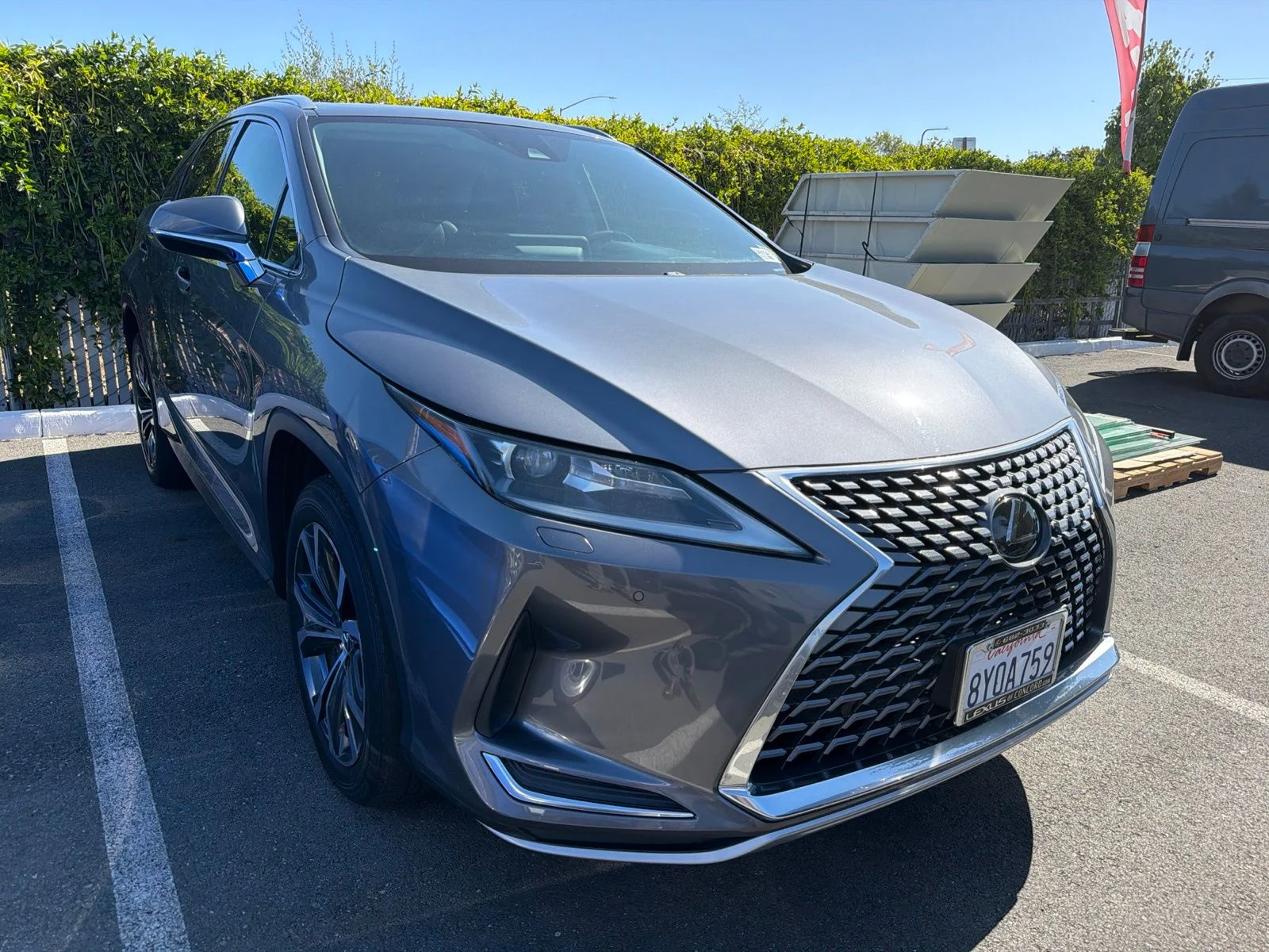 Used 2022 Gray Pearl Lexus 350 image 1