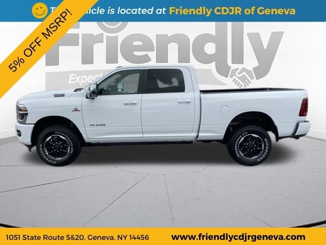 New 2026 Bright White Clear-Coat Exterior Paint RAM Laramie image 2
