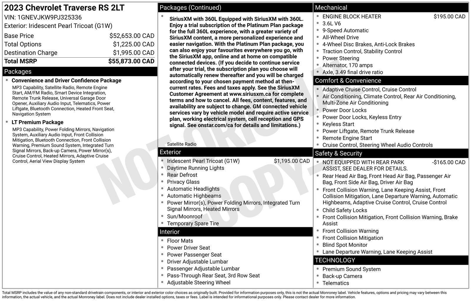 Used 2023 White Chevrolet RS image 3