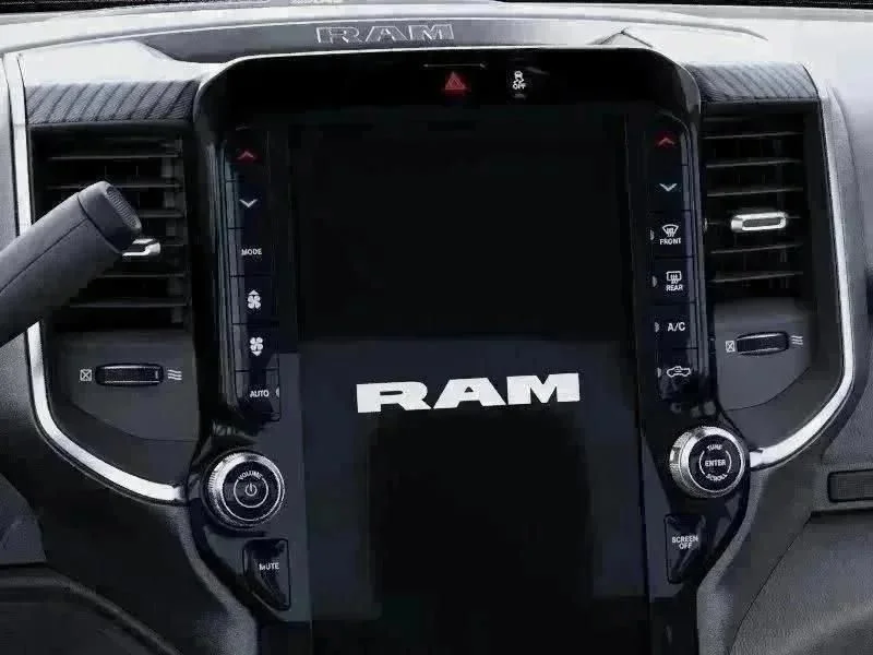 New 2026 Diamond Black Crystal Pearl-Coat Exterior Paint RAM Big Horn Night Edition image 22