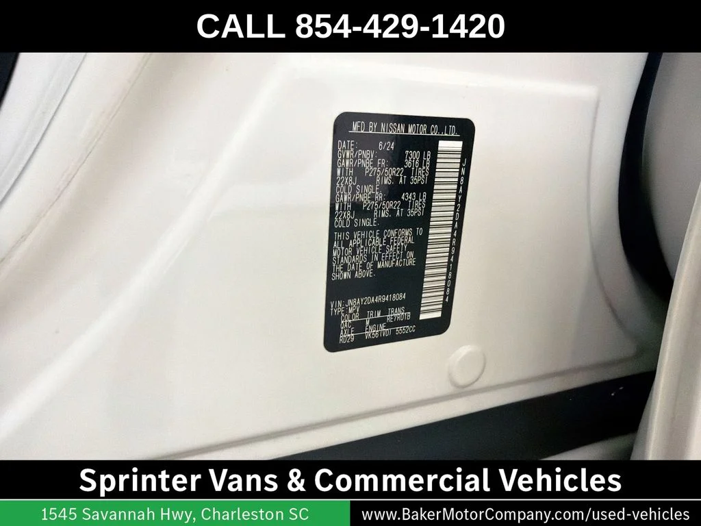 Used 2024 Aspen White Nissan Platinum image 36