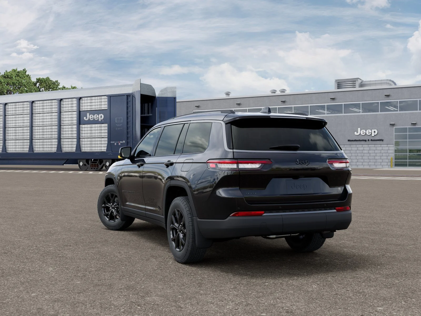 New 2026 Diamond Black Crystal Pearl-Coat Exterior Paint Jeep Altitude image 3