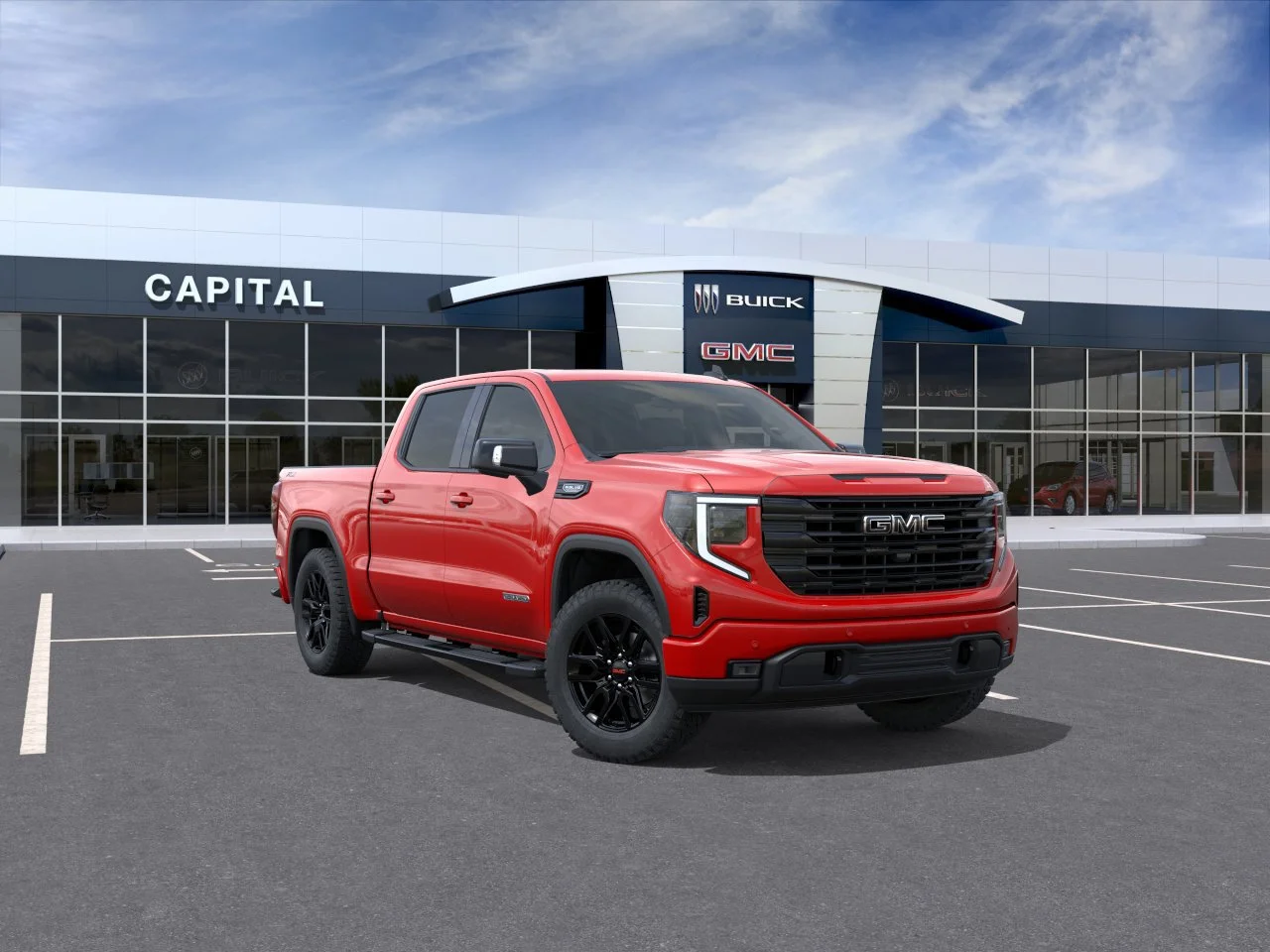 New 2026 CARDINAL RED GMC Elevation image 2