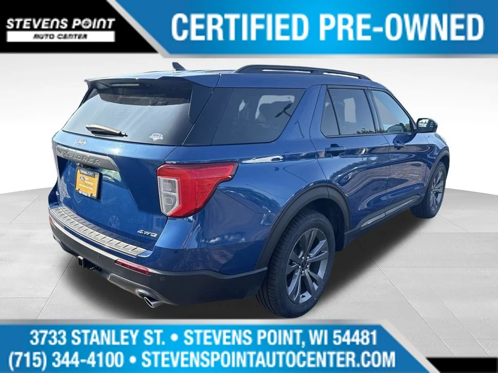 Used 2023 Atlas Blue Metallic Ford XLT image 8