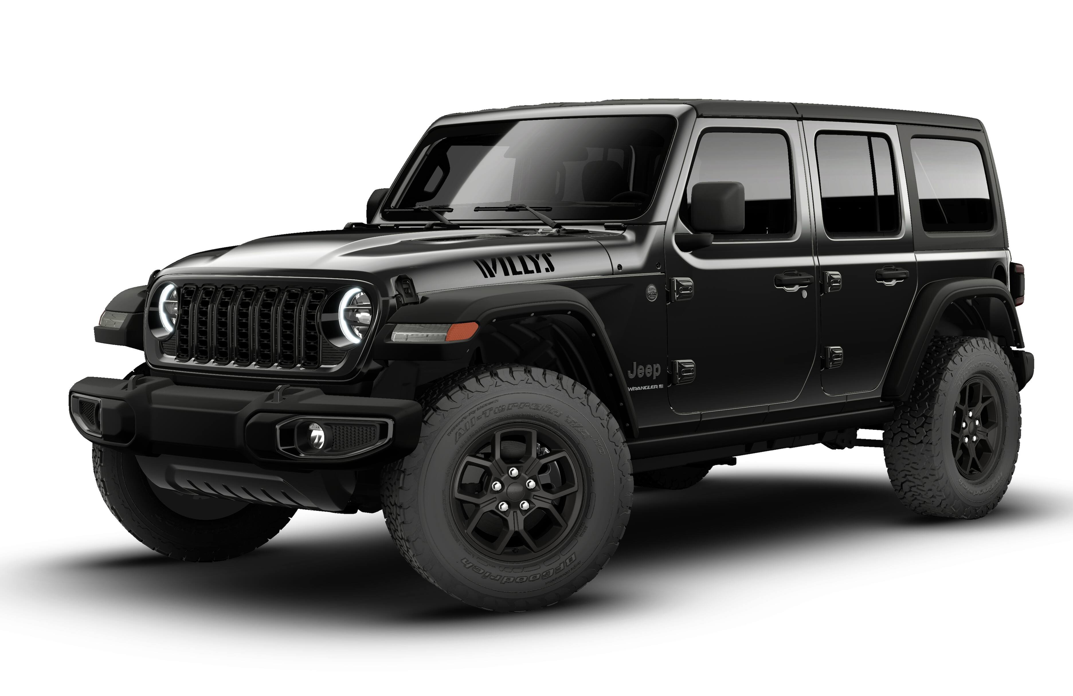 New 2026 Black Clear-Coat Exterior Paint Jeep Willys image 13