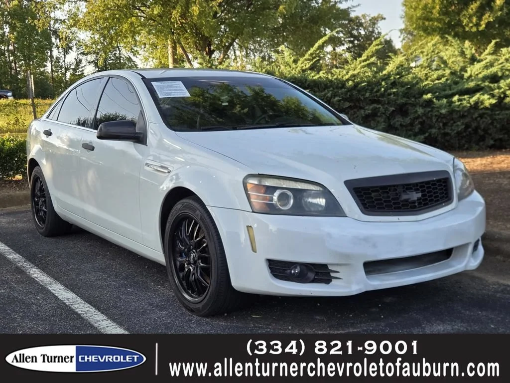 Heron White 2013 Chevrolet Caprice Sedan Rear-Wheel Drive