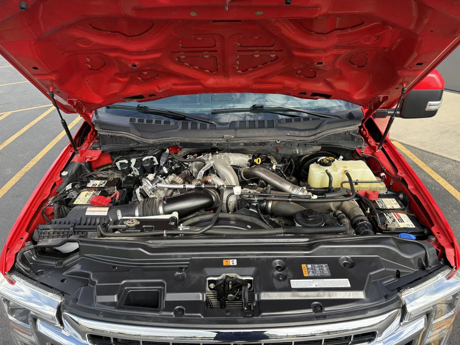 Used 2022 Race Red Ford Lariat image 25