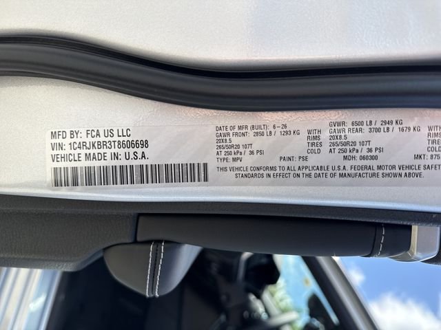 New 2026 Silver Jeep Limited Reserve image 33
