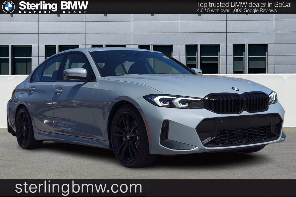 Used 2024 Brooklyn Grey Metallic BMW 330i image 1