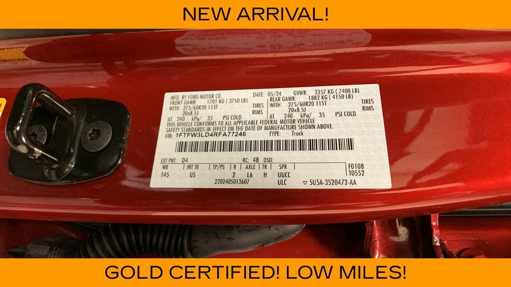 Certified Used 2024 Red Metallic Ford XLT image 48