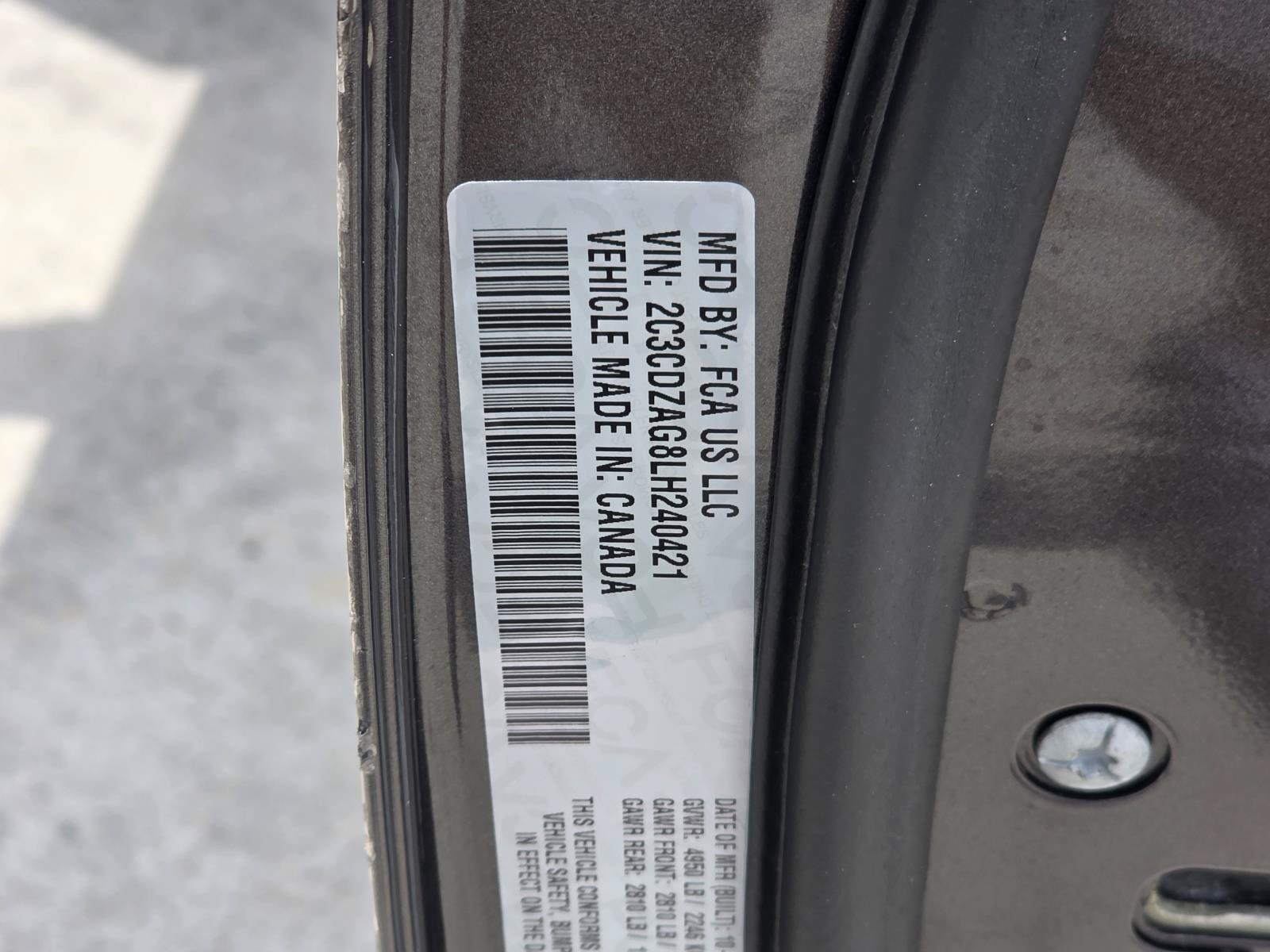 Used 2020 Granite Pearlcoat Dodge SXT image 18