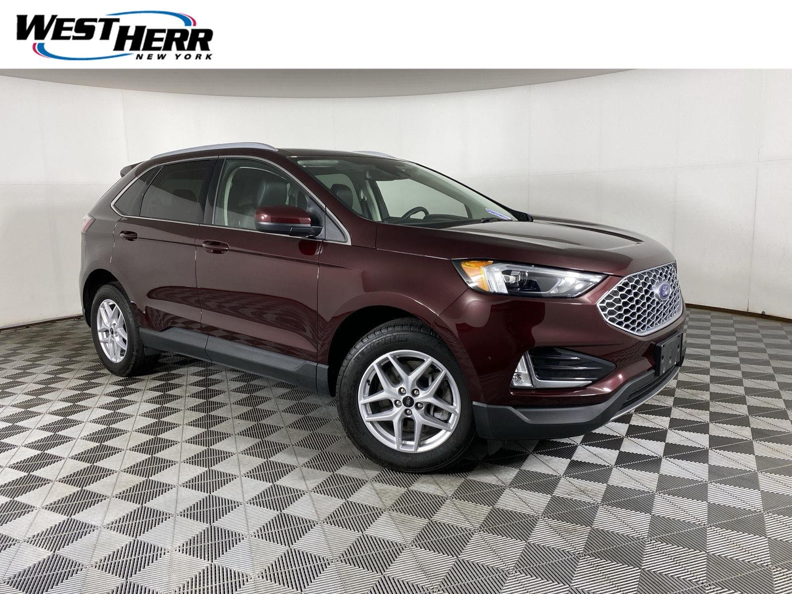 Used 2024 Burgundy Velvet Metallic Tinted Clearcoat Ford SEL image 1