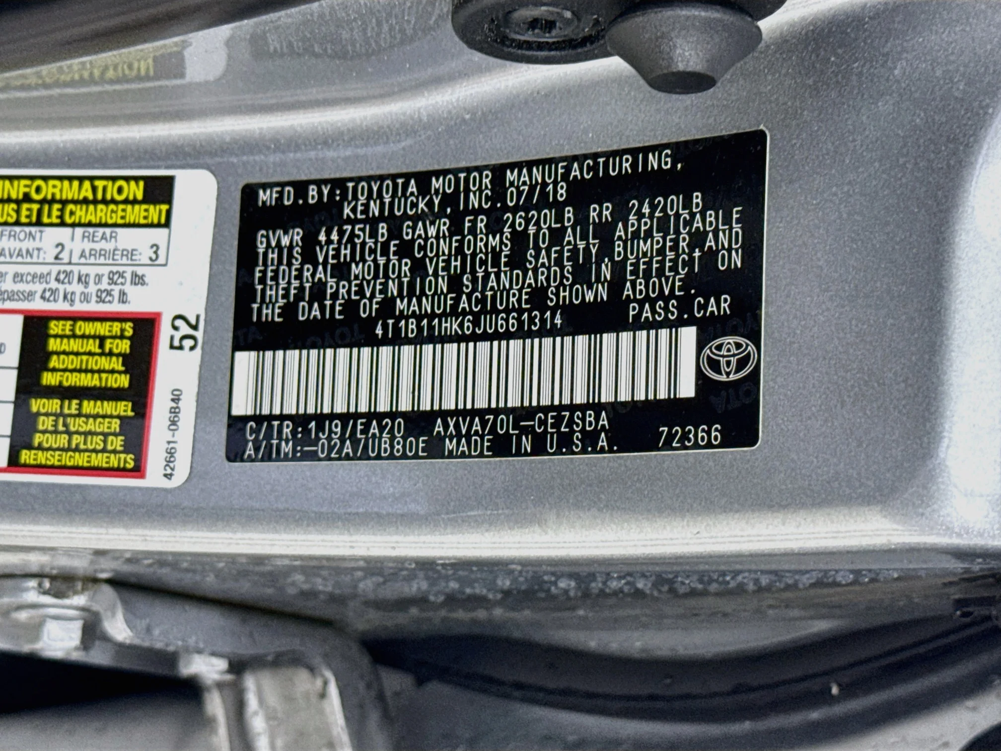 Used 2018 Celestial Silver Metallic Toyota SE image 29