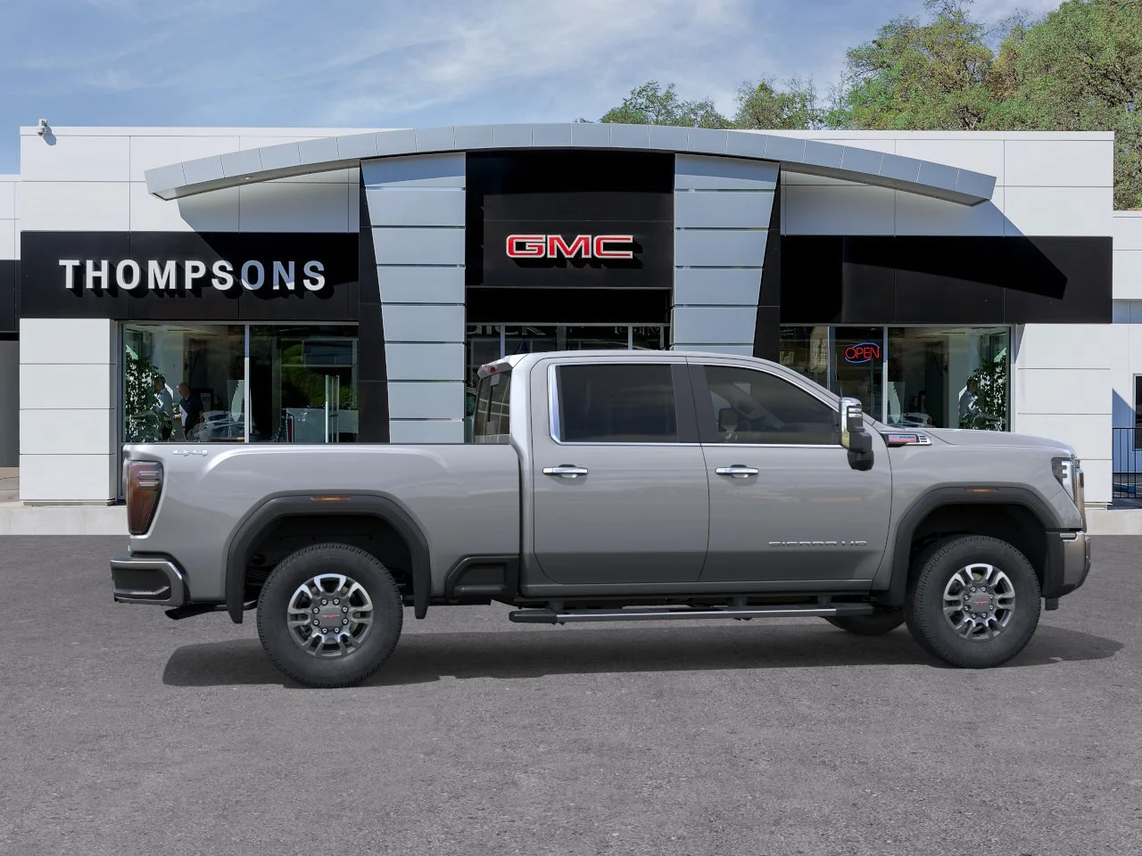New 2026 Sterling Metallic GMC SLT image 3