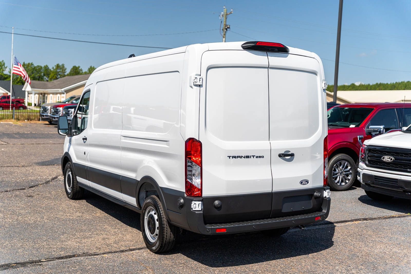 New 2026 Oxford White Ford Cargo Van image 3