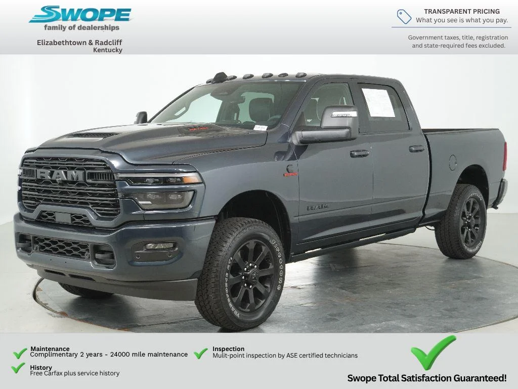 Used 2025 Forged Blue Metallic Ram Laramie image 7